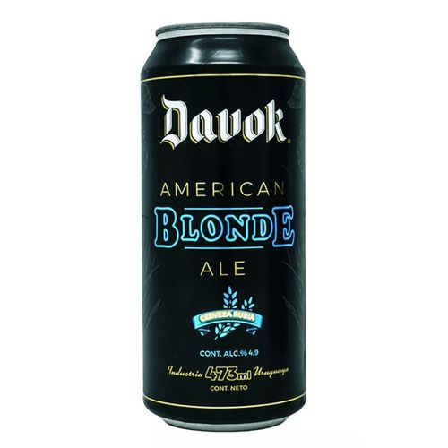 Cerveza DAVOK blonde 473 ml