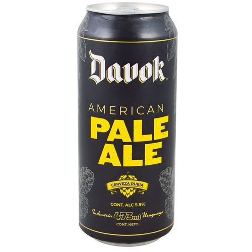 Cerveza DAVOK APA 473 ml