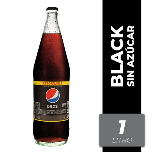 Refresco PEPSI Black 1 L