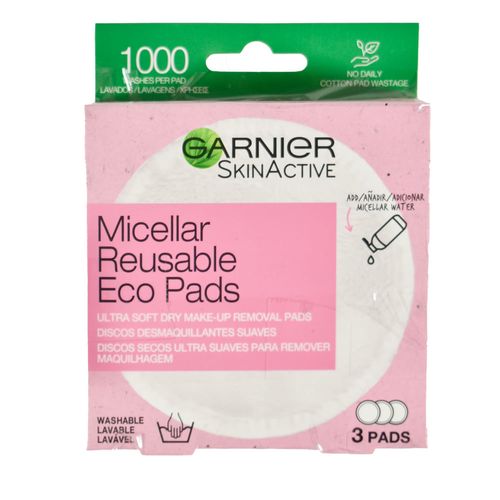 Discos desmaquillantes GARNIER Eco Pads reutilizables 3 un.