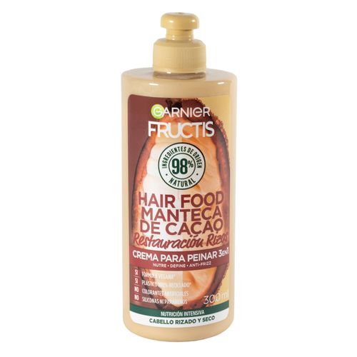 Crema de peinar FRUCTIS Hair Food manteca de cacao