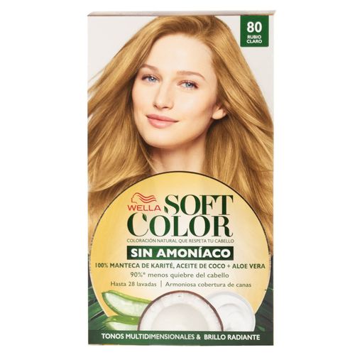 Coloracion SOFT Rubio claro 80