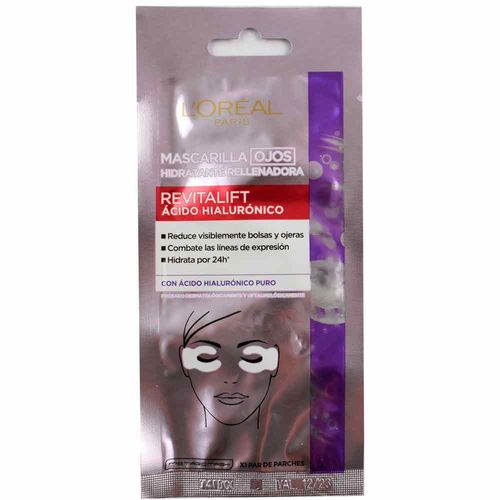 Mascarilla ojos LOREAL Revitalift ácido hialurónico