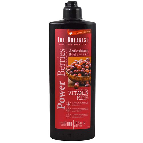 Gel de ducha THE BOTANIST power berries 400 ml