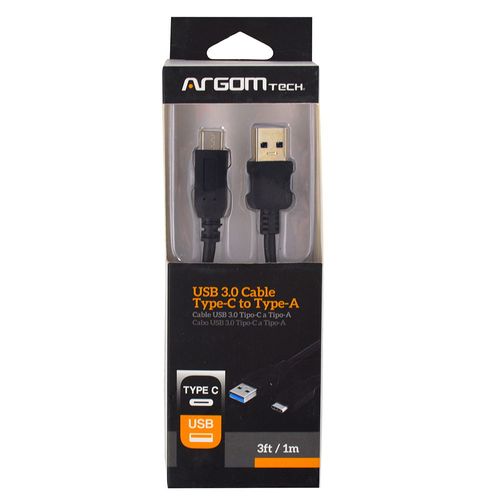 Cable USB a USB-C ARGOM 1m