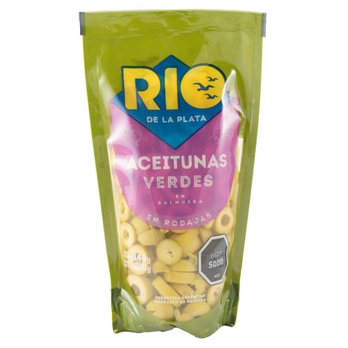Aceitunas verdes en rodajas RIO DE LA PLATA 140 g