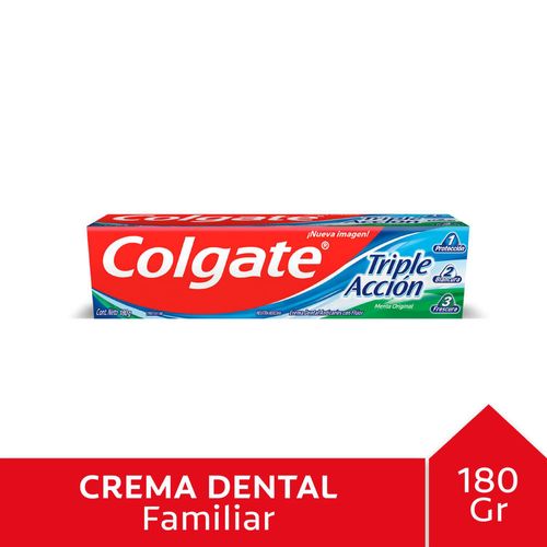 Crema dental COLGATE Triple Acción 180 g