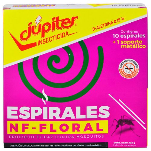 Espiral JUPITER perfumado 10 un.