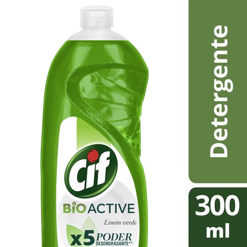 Detergente CIF Active Gel limón verde 300 ml