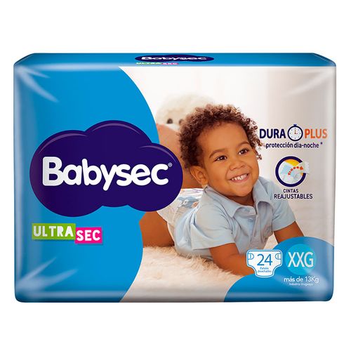 Pañal BABYSEC ultra mega XXG 24 un.