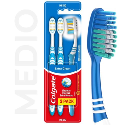 Pack 3x2 cepillo dental COLGATE Extra Clean