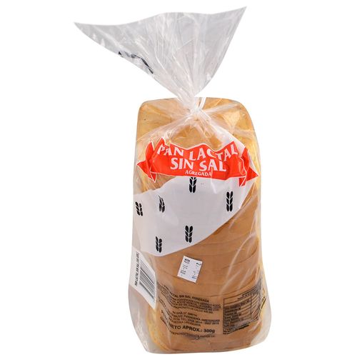 Pan lactal sin sal agregada 300 g