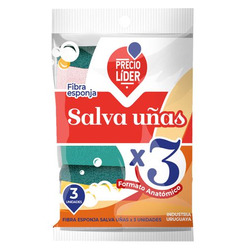 Fibra esponja Salvauñas PRECIO LÍDER x 3 un.