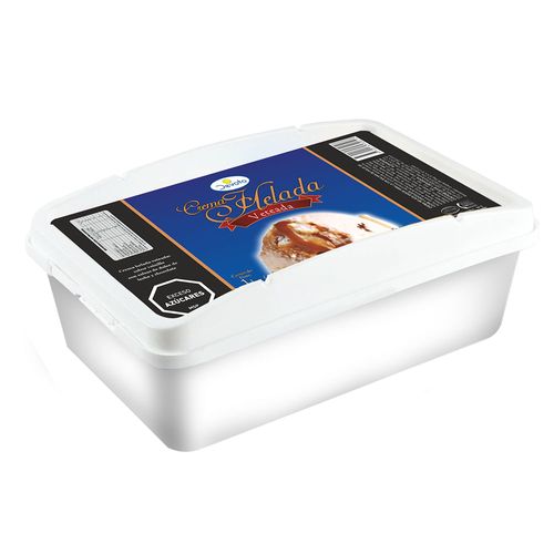 Helado crema veteada con simil chocolate y dulce de leche DEVOTO 2 L