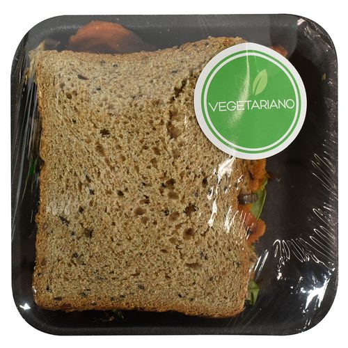 Cuadrado pan integral vegetariano x un.