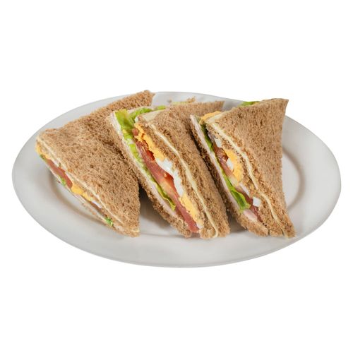 Sandwich mixto jamón y queso x 6 un.