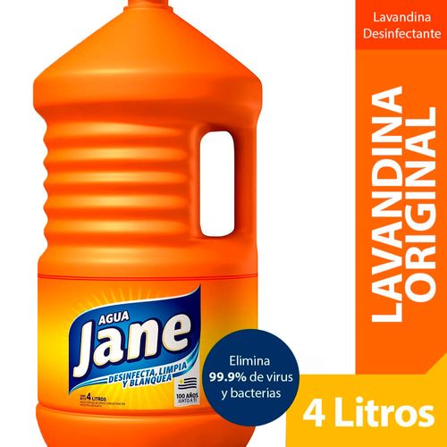 Lavandina AGUA JANE 4 L