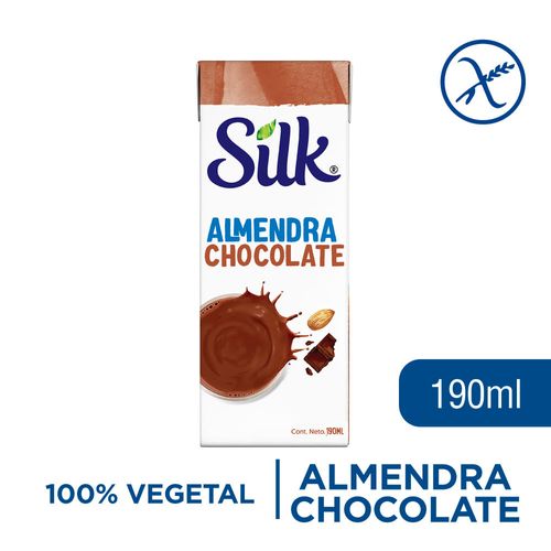 Bebida almendra chocolate Silk 190 ml