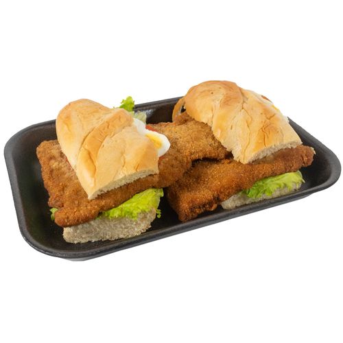 Milanesa en dos panes x un.