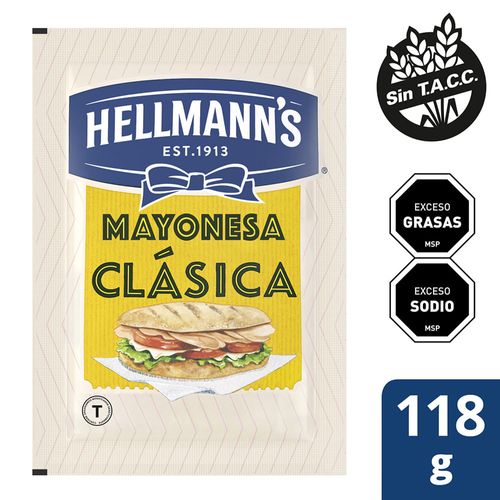 Mayonesa HELLMANN'S sachet 125 cc