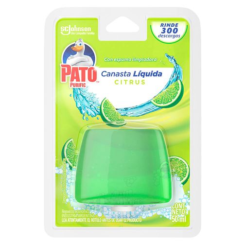 Canasta Líquida PATO Cítrico 50 ml