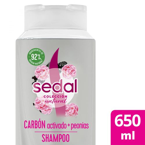 Shampoo SEDAL Carbón Activado + Peonias 650 ml