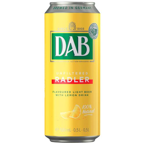 Cerveza DAB Radler 500 ml