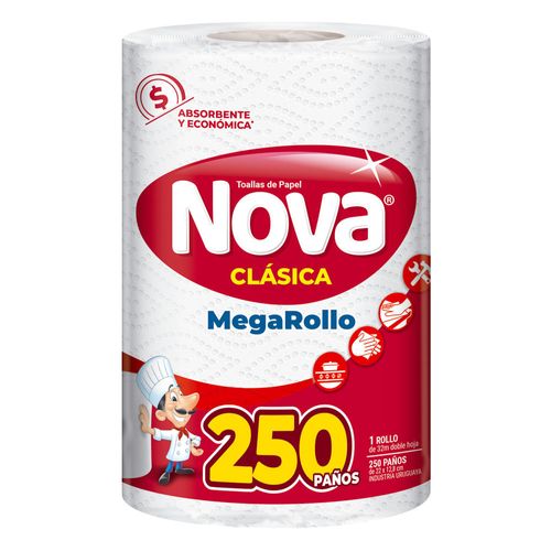 Toalla de papel NOVA Megarollo 250 paños