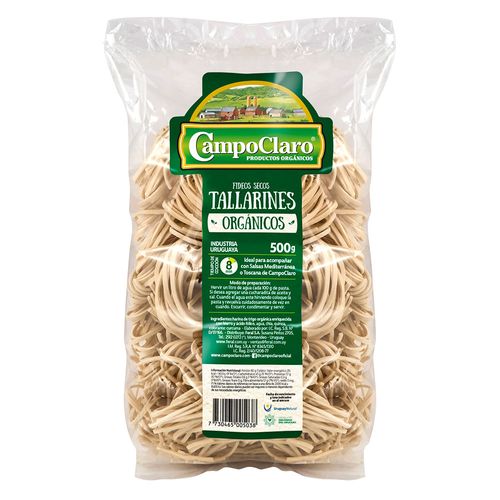 Spaghetti Trigo Duro Orgánico CAMPOCLARO 500 g