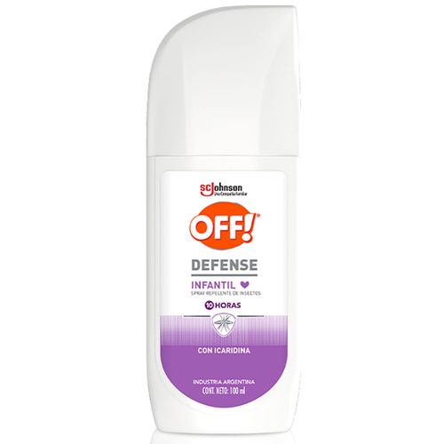 Repelente OFF Defense Infantil Spray 100 cc