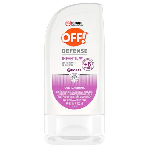 Repelente OFF Defense Infantil Gel 100 ml