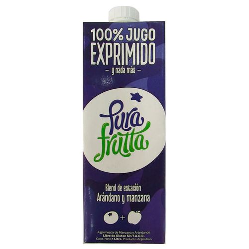 Jugo PURA FRUTTA Manzana Arándanos 1 L