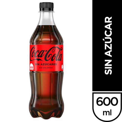 Refresco COCA COLA sin azúcar 600 ml