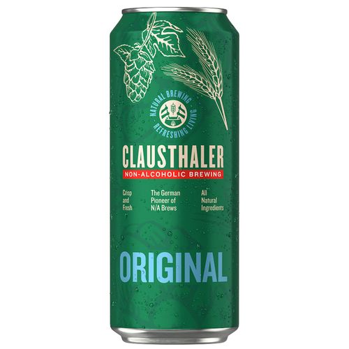 Cerveza sin alcohol CLAUSTHALER 500 ml