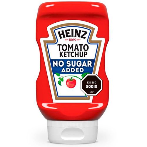 Salsa kétchup HEINZ reducida en azúcar 369 g