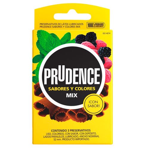 Preservativo PRUDENCE Mix x 3 un.