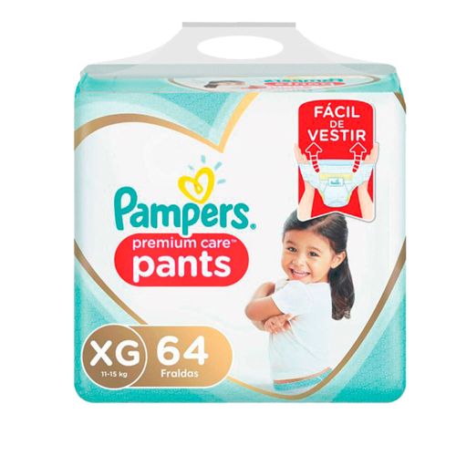 Pañal PAMPERS Premium Care Pants XG 64 un.