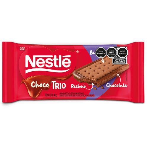 Chocolate Nestle choco trio chocolate 90 g