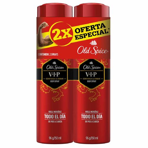 Pack x 2 desodorante OLD SPICE V.i.p