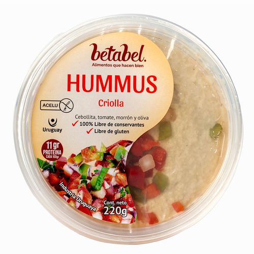 Hummus criolla pote 210g