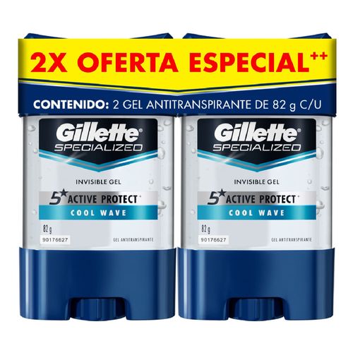 Pack x 2 desodorante GILLETTE Cool Wave