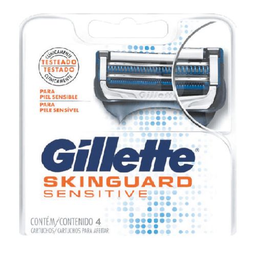 Repuesto GILLETTE Skinguard Senitive x4