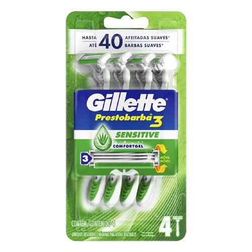 Máquina Prestobarba 3 Body GILLETTE 4 un.