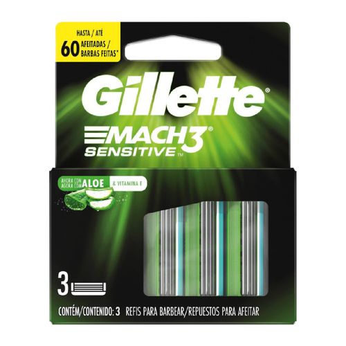 Repuesto GILLETTE Mach 3 Sensitive 2 un.