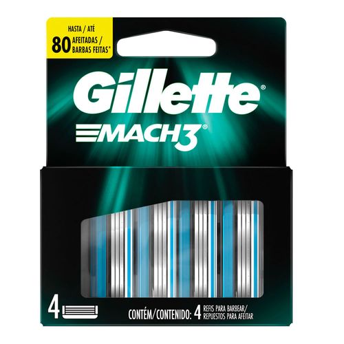 Repuesto Máquina GILLETTE Mach 3 4 un.