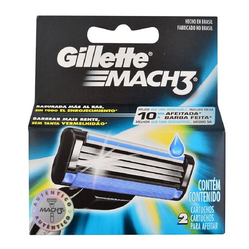 Repuesto Máquina GILLETTE Mach 3 2 un.