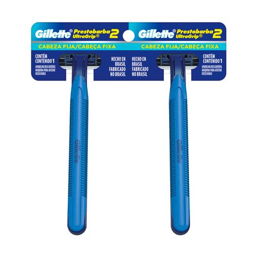 Máquina Prestobarba GILLETTE Ultragrip Tcard 2 un.