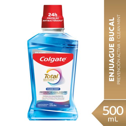 Enjuague bucal COLGATE Total 12 clean mint 500 ml
