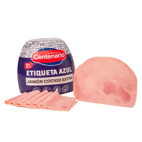 Jamón Cocido Extra Etiqueta Azul CENTENARIO x 50 g