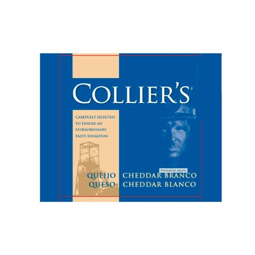 Queso Cheddar Blanco COLLIER'S 200 g